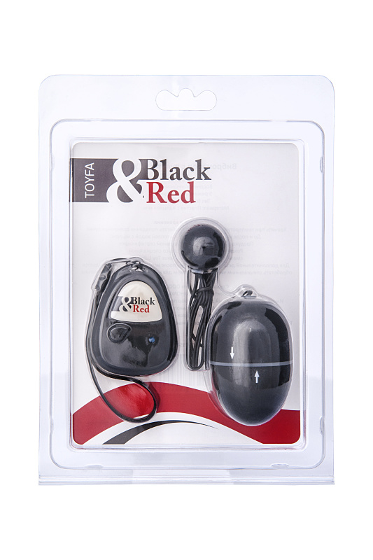 Фото Black & Red by TOYFA Вибронабор с пультом ДУ, 5 режимов вибрации, черный