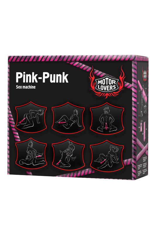 Изображение Motorlovers by TOYFA Секс-машина Pink-Punk, MotorLovers, ABS, розовый, 36 см