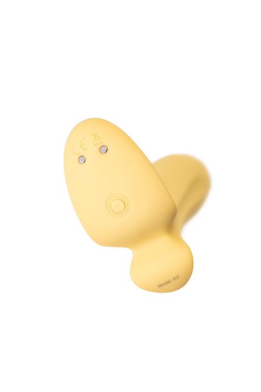 Изображение Satisfyer, Германия Анальный вибратор Satisfyer Intensity Plug Connect App, силикон, желтый, 9 см