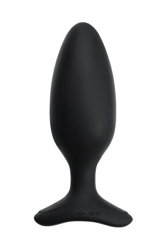 Фото Lovense, США Анальная втулка LOVENSE Hush 2 (M), силикон, черная, 13,5 см, Ø 4,4 см