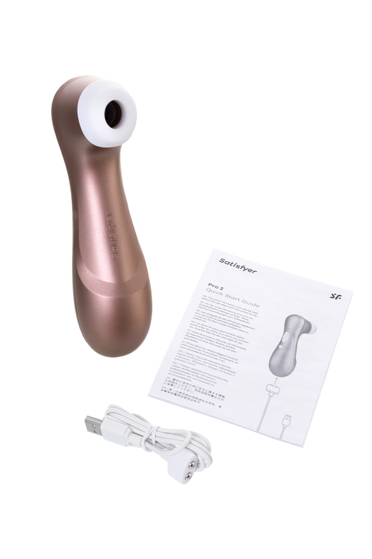Фото Satisfyer, Германия Вакуум-волновой стимулятор клитора Satisfyer Pro 2 Generation 2, силикон, розовый, 16,5 см