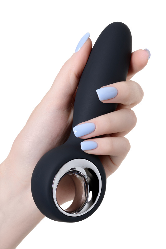 Фото POPO Pleasure by TOYFA Анальный стимулятор POPO Pleasure by TOYFA Sagitta, силикон, черный, 9 см