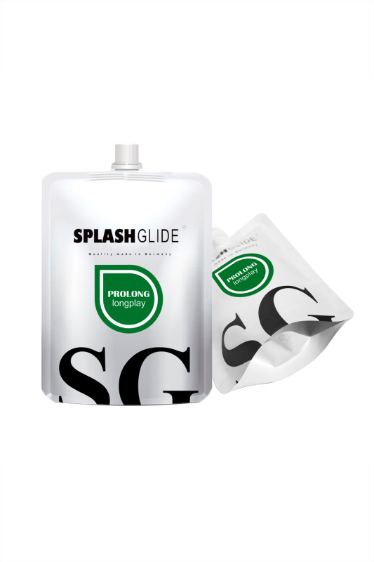 Фото Splashglide, Германия Пролонгирующий лубрикант Splashglide LONGPLAY prolong, на водной основе, 100 мл