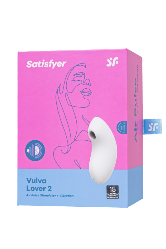 Фото Satisfyer, Германия Вакуум-волновой бесконтактный стимулятор клитора Satisfyer Vulva Lover 2, силикон, белый