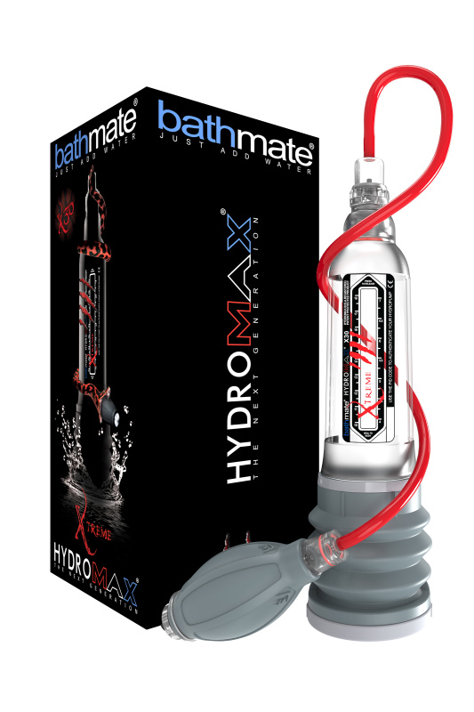 Bathmate, Великобритания Гидропомпа Bathmate Hydromax Xtreme X30, прозрачная, 30 см — купить в Минске Изображение Bathmate, Великобритания Гидропомпа Bathmate Hydromax Xtreme X30, прозрачная, 30 см