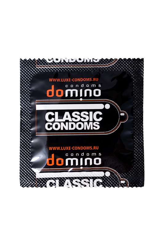 Изображение Luxe Презервативы Domino, classic, long action, 18 см, 5,2 см, 6 шт.