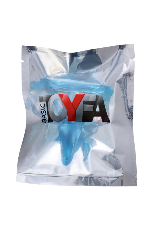 Фото TOYFA Basic Анальная втулка TOYFA Basic, ABS пластик, голубой, 6,5 см, Ø 2,5 см