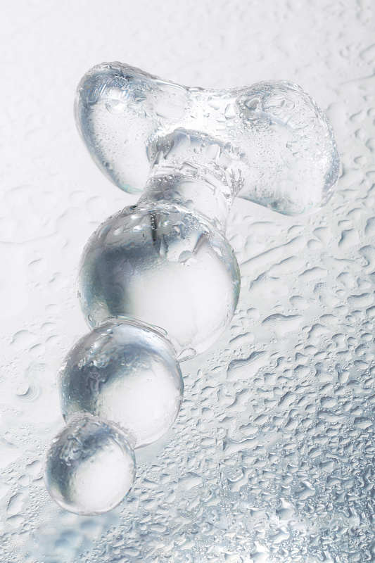 Фото Sexus Glass Анальная втулка Sexus Glass, стекло, прозрачная, 10,5 см, Ø 3,5 см