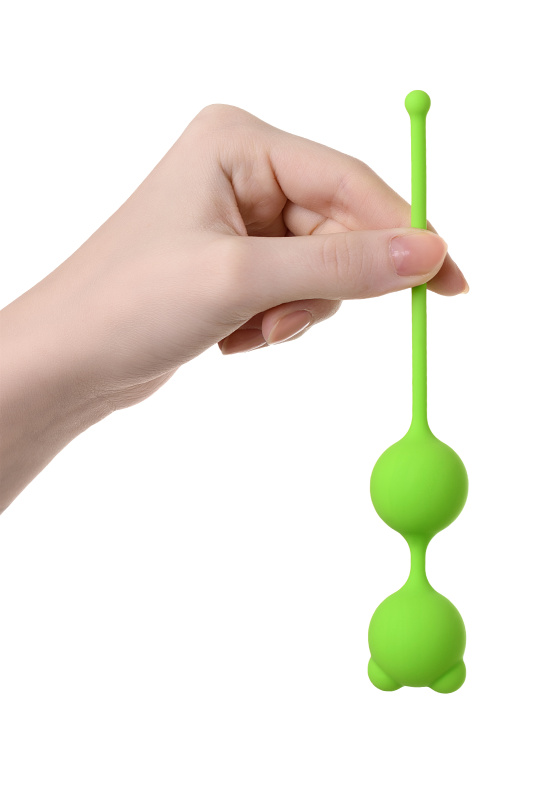 Изображение A-toys by TOYFA Вагинальные шарики A-Toys by TOYFA Meeko, силикон, зеленый, 16,4 см, Ø 2,7 см