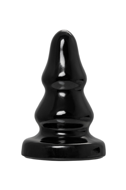 Фото  Анальная втулка POPO Pleasure by TOYFA Monoceros, PVC, черная, 15 см, Ø 7 см