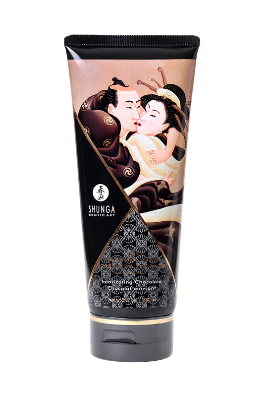 Фото Shunga, Канада Массажный крем для тела Shunga «Пьянящий шоколад» (Intoxicating Chocolate), съедобный, 200 мл
