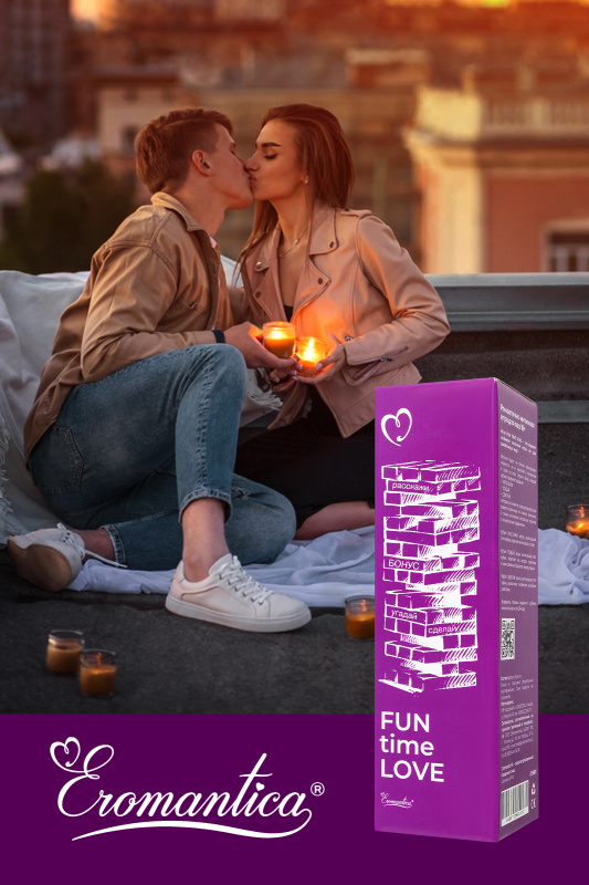 Игра для влюбленных пар Eromantica, «Падающая башня Fun time love» — купить в Минске Изображение Игра для влюбленных пар Eromantica, «Падающая башня Fun time love»