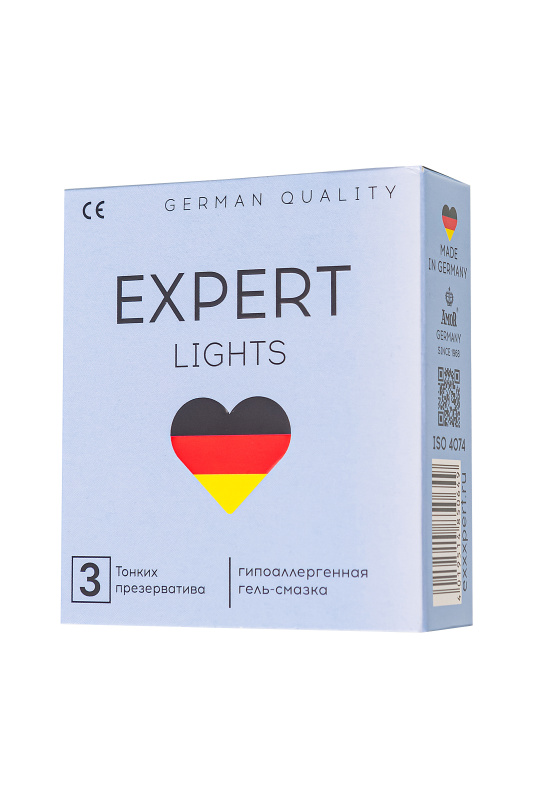 Фото  Презервативы EXPERT Lights Germany 3 шт. (ультратонкие)
