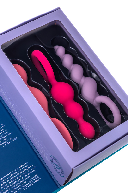Изображение Satisfyer, Германия Набор анальных плагов Satisfyer, силикон,ассорти