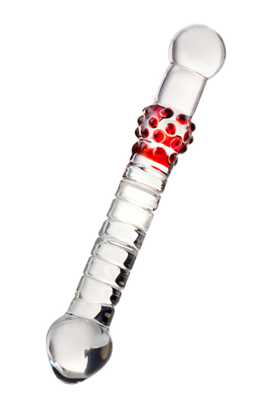 Sexus Glass Двусторонний фаллоимитатор Sexus Glass, стекло, прозрачный, 22 см — купить в Минске Фото Sexus Glass Двусторонний фаллоимитатор Sexus Glass, стекло, прозрачный, 22 см