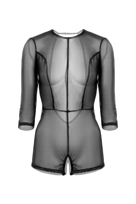 Фото Waname Apparel Эротический комбинезон Waname Preciosity с рукавами ¾ черный (50-52)