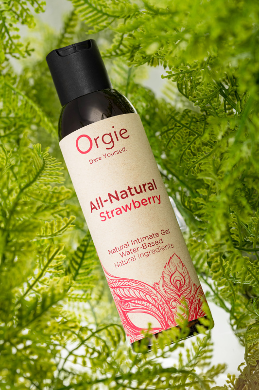 Orgie, Португалия Интимный гель Orgie ALL - NATURAL STRAWBERRY на водной основе, 150 мл — купить в Минске Изображение Orgie, Португалия Интимный гель Orgie ALL - NATURAL STRAWBERRY на водной основе, 150 мл