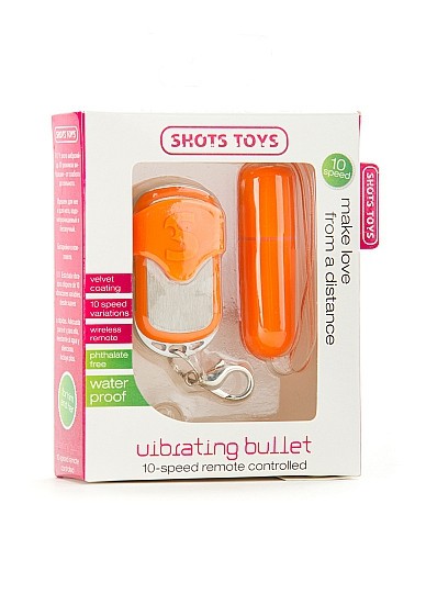 Изображение Shotsmedia, Голландия Вибропуля  Remote Vibrating Bullet оранжевая