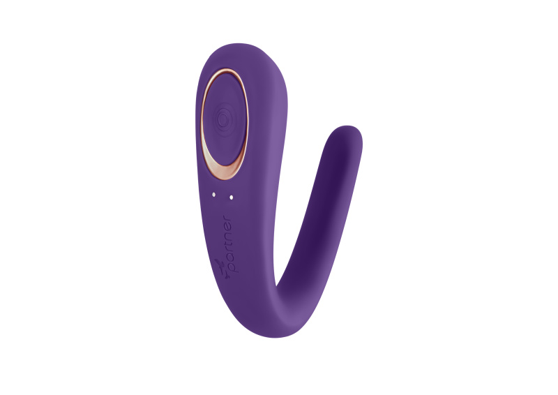 Фото Satisfyer, Германия Многофункциональный стимулятор для пар Satisfyer Partner Double Classic, силикон, фиолетовый, 9,5 см