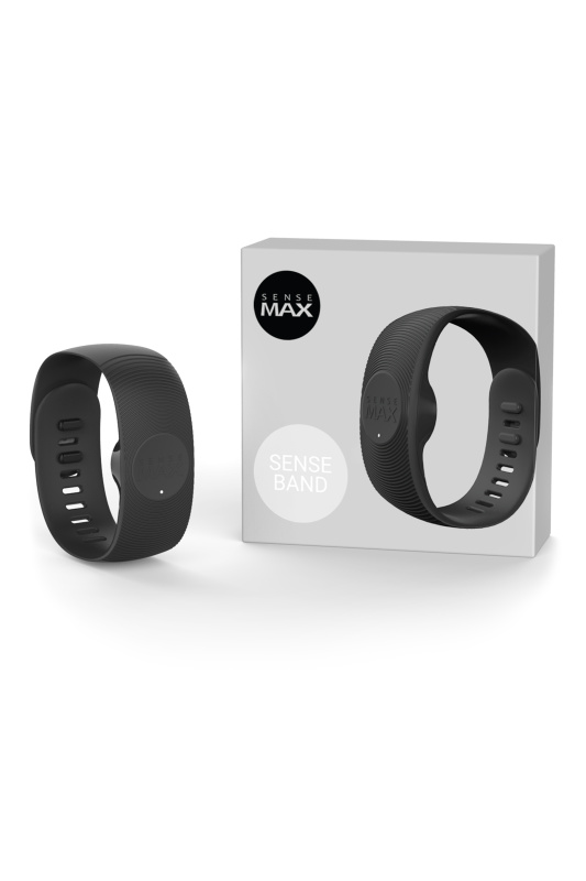 Изображение SenseMax Technology Ltd. Браслет к мастурбаторам Sense Max, силикон, черный, 11,5 см