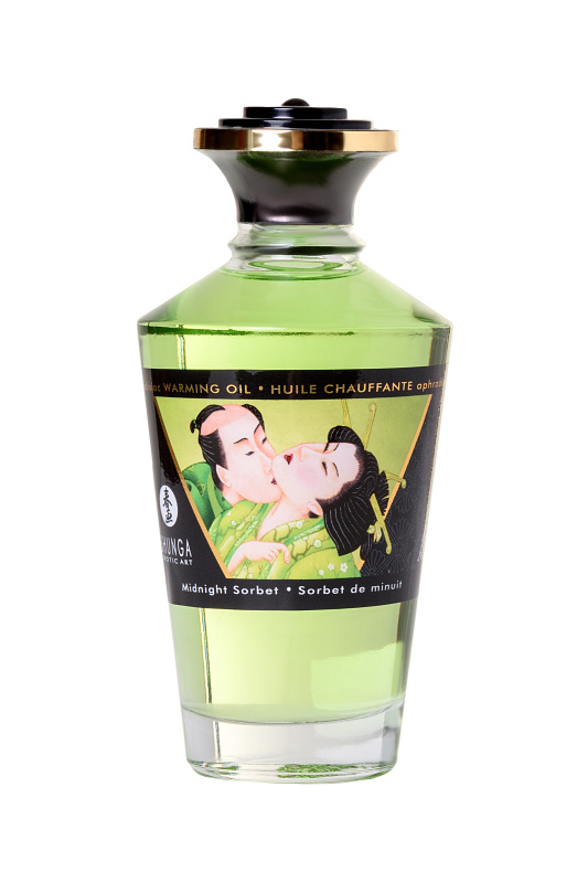 Фото Shunga, Канада Масло массажное для тела Shunga «Полночный щербет» (Midnight Sorbet), разогревающее, 100 мл.