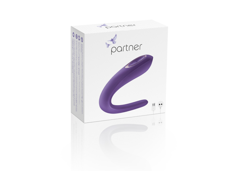 Фото Satisfyer, Германия Многофункциональный стимулятор для пар Satisfyer Partner Double Classic, силикон, фиолетовый, 9,5 см
