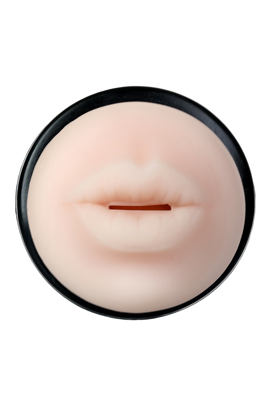 Фото A-toys by TOYFA Мастурбатор A-Toys by TOYFA Denna, рот, TPE, черный, 24 см, 7,6 см