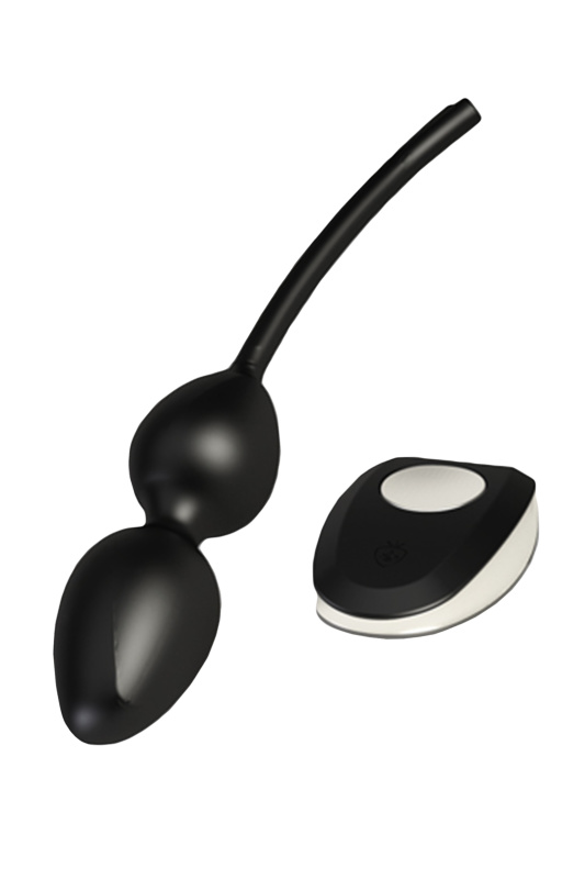 Изображение MYSTIM Вагинальные шарики Mystim Jane Untamed Geisha Balls vibe, с вибрацией, силикон, черные