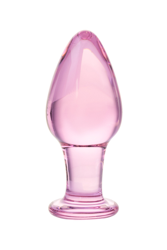 Фото Sexus Glass Анальная втулка Sexus Glass, стекло, розовая, 10 см, Ø 4 см