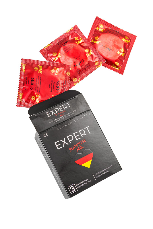 Изображение  Презервативы EXPERT Wild Love, микс ,3шт