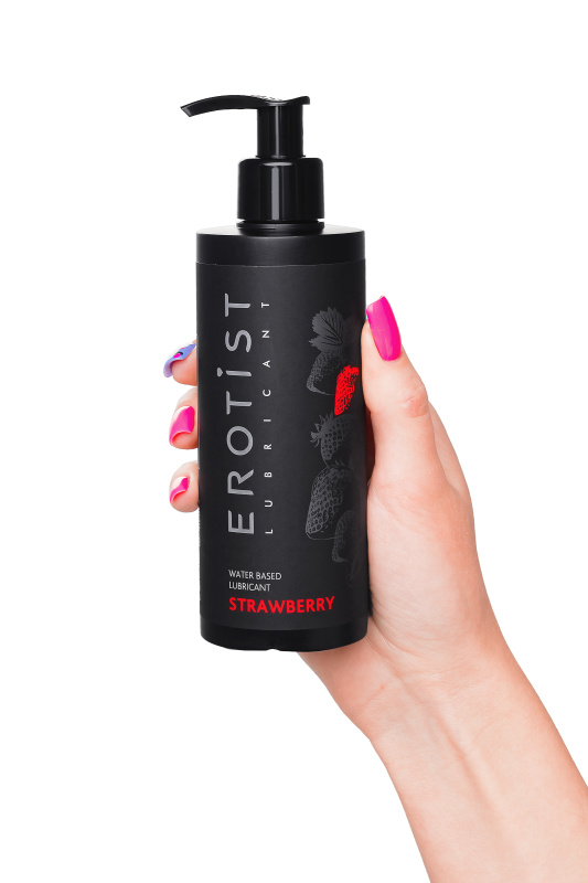 Фото Erotist Lubricant Лубрикант Erotist на водной основе STRAWBERRY, с ароматом клубники, 250 мл