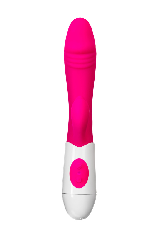 Фото A-toys by TOYFA Вибратор с клиторальным стимулятором TOYFA A-Toys  Area, Силикон, Розовый, 19,5 см