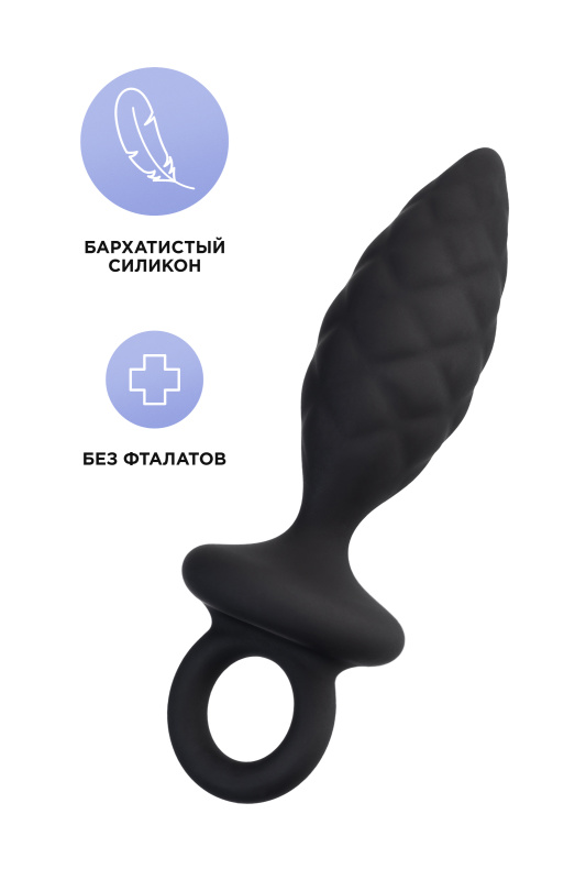 Изображение Erotist Анальная пробка Erotist Strob S - size, силикон, черная, 11,7 см
