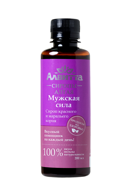 Алвитта Сироп красного и маральего корня «Мужская сила» для мужчин, 200 мл — купить в Минске Изображение Алвитта Сироп красного и маральего корня «Мужская сила» для мужчин, 200 мл