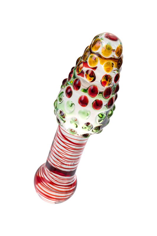 Изображение Sexus Glass Двусторонний фаллоимитатор Sexus Glass, стекло, прозрачный, 17,5 см