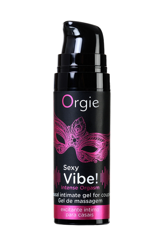 Orgie, Португалия Гель для массажа ORGIE Sexy Vibe Intense Orgasm с разогревающим и охлаждающим эффектом, 15 мл — купить в Минске Изображение Orgie, Португалия Гель для массажа ORGIE Sexy Vibe Intense Orgasm с разогревающим и охлаждающим эффектом, 15 мл
