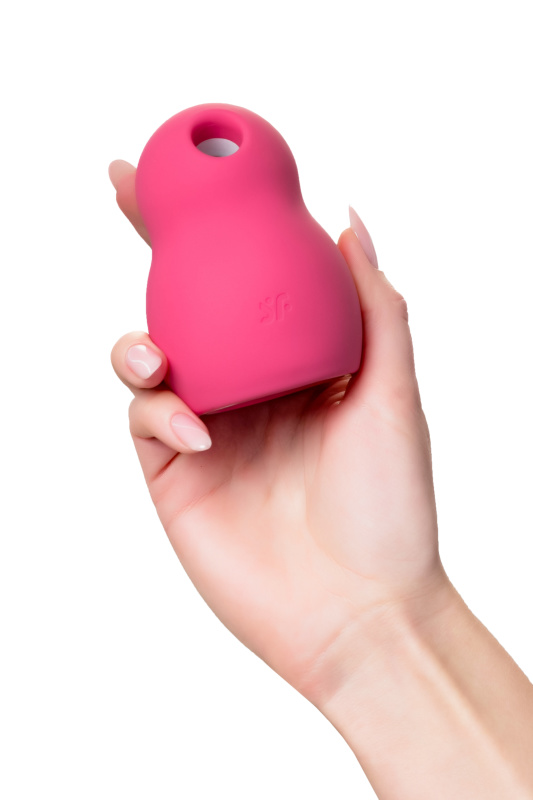 Satisfyer, Германия Вакуумный стимулятор клитора с вибрацией Satisfyer Pro To Go 1, красный, 9 см — купить в Минске Изображение Satisfyer, Германия Вакуумный стимулятор клитора с вибрацией Satisfyer Pro To Go 1, красный, 9 см