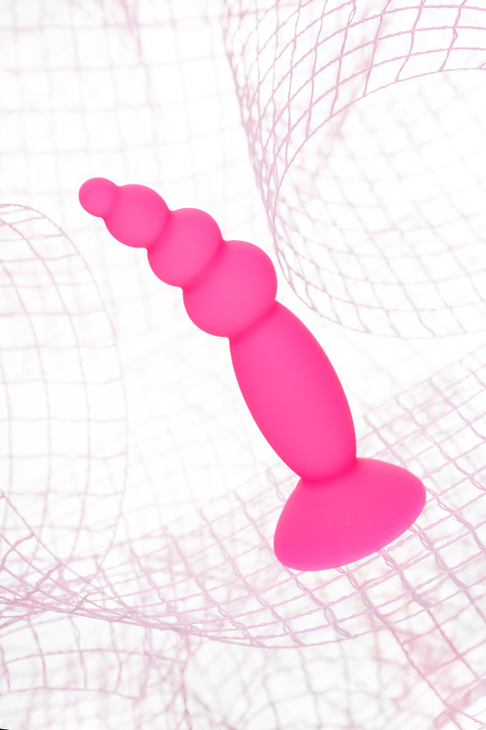 Изображение A-toys by TOYFA Анальная втулка A-Toys by TOYFA Hild, силикон, розовый, 11 см