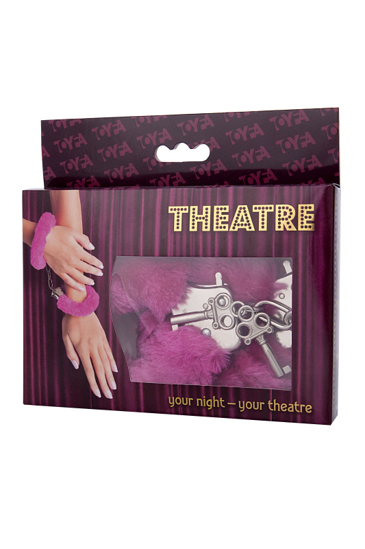 Theatre by TOYFA Наручники TOYFA Theatre, меховые, розовые, 28 см. — купить в Минске Фото Theatre by TOYFA Наручники TOYFA Theatre, меховые, розовые, 28 см.