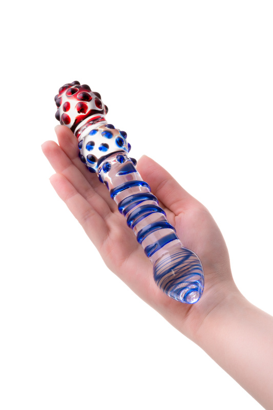 Sexus Glass Двусторонний фаллоимитатор Sexus Glass, стекло, прозрачный, 20,5 см — купить в Минске Изображение Sexus Glass Двусторонний фаллоимитатор Sexus Glass, стекло, прозрачный, 20,5 см