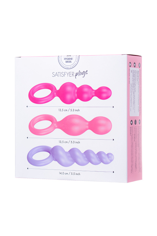 Изображение Satisfyer, Германия Набор анальных плагов Satisfyer, силикон,ассорти