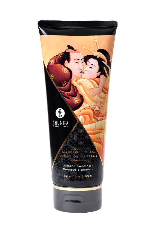 Изображение Shunga, Канада Массажный крем для тела Shunga «Миндальная сладость» (Almond Sweetness), съедобный, 200 мл