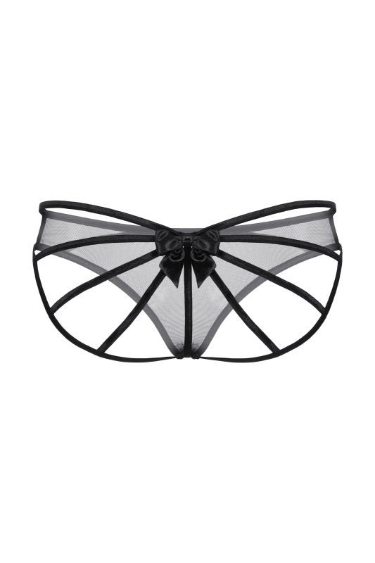 Изображение SoftLine Collection, Польша Трусики- бабочка SoftLine Collection, черный, S/L