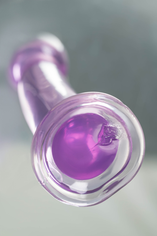 TOYFA Basic Нереалистичный фаллоимитатор TOYFA Basic Jelly Dildo M, TPE, фиолетовый, 18 см — купить в Минске Изображение TOYFA Basic Нереалистичный фаллоимитатор TOYFA Basic Jelly Dildo M, TPE, фиолетовый, 18 см