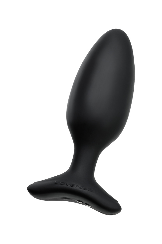 Фото Lovense, США Анальная втулка LOVENSE Hush 2 (M), силикон, черная, 13,5 см, Ø 4,4 см