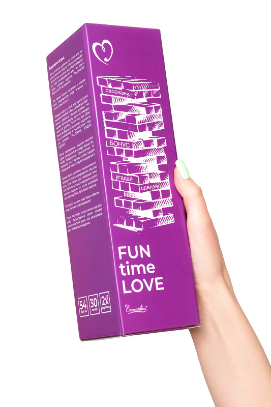 Игра для влюбленных пар Eromantica, «Падающая башня Fun time love» — купить в Минске Изображение Игра для влюбленных пар Eromantica, «Падающая башня Fun time love»