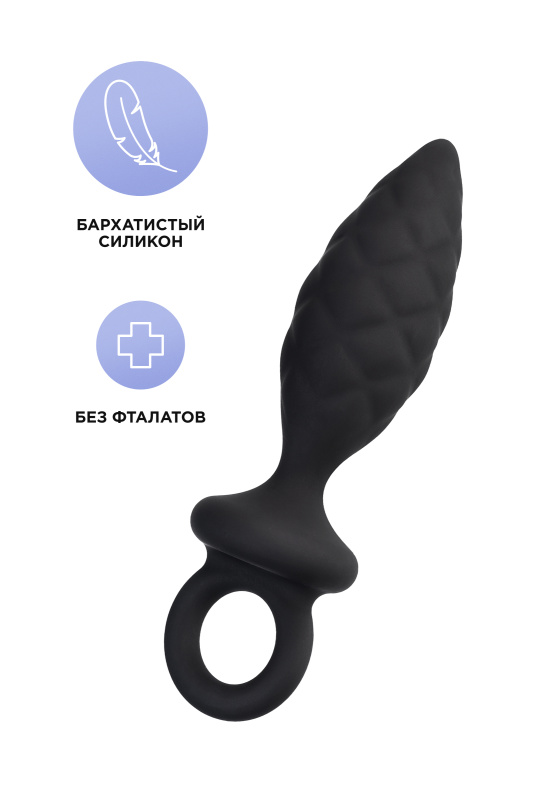 Фото Erotist Анальная пробка Erotist Strob M - size, силикон,черная, 13,5 см