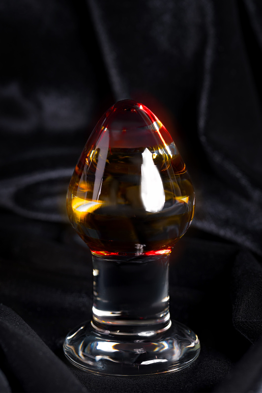 Изображение Sexus Glass Анальная втулка Sexus Glass, стекло, прозрачная, 9 см, Ø 4 см