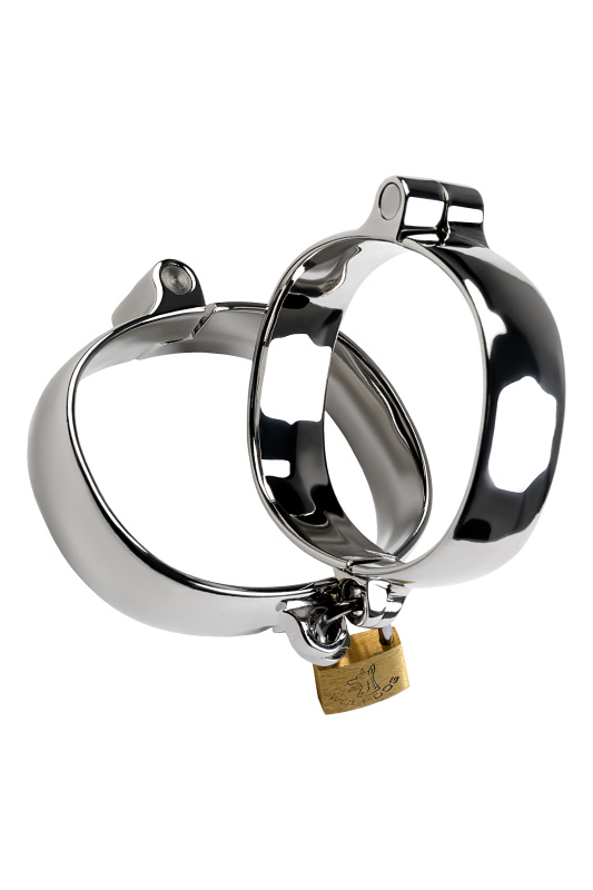 Изображение Metal by TOYFA Наручники/ Оковы на ноги, TOYFA Metal, серебристые, 7,5Х9,5 см