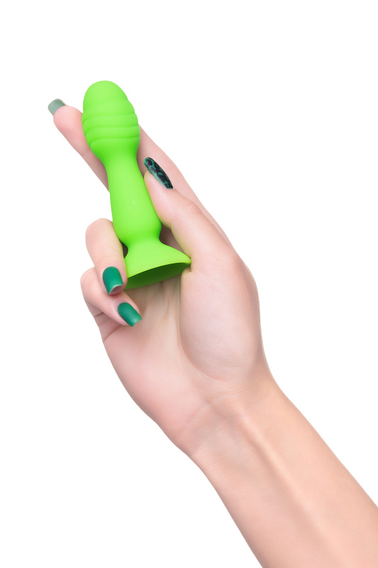 Изображение A-toys by TOYFA Анальная втулка A-Toys by TOYFA Terg, силикон, зеленый, 10 см